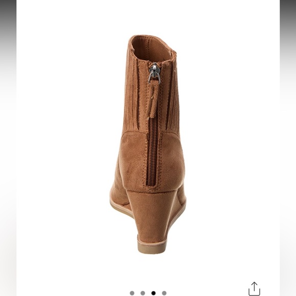 Dolce Vita Sz 9 Talvin Micro-suede Wedge Bootie nib nwt - Picture 3 of 5